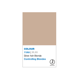 J Beverly Hills Cream Colour 11AA Silver Ash Controlling Blonde 3.4oz