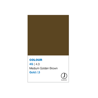J Beverly Hills Cream Colour 4G Medium Golden Brown (4.3) 3.40z