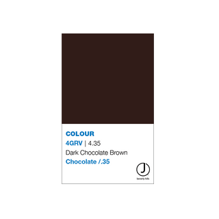 J Beverly Hills Cream Colour 4GRV Dark Chocolate Brown (4.35) 3.4oz