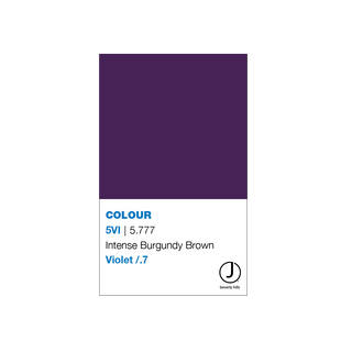 J Beverly Hills Cream Colour 5VI Intense Burgundy Brown (5.777) 3.4oz