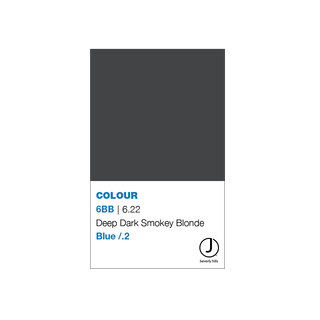 J Beverly Hills Cream Colour 6BB Deep Dark Blue Smokey Blonde (6.22) 3.4oz