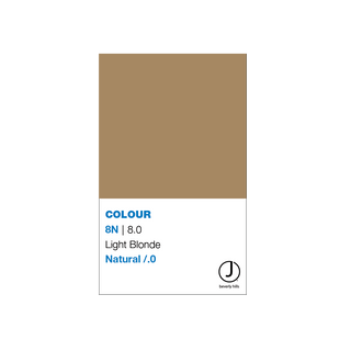 J Beverly Hills Cream Colour 8N Light Natural Blonde (8.0) 3.4oz