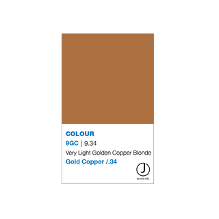 J Beverly Hills Cream Colour 9GC Lightest Golden Copper Blonde (9.34) 3.4oz